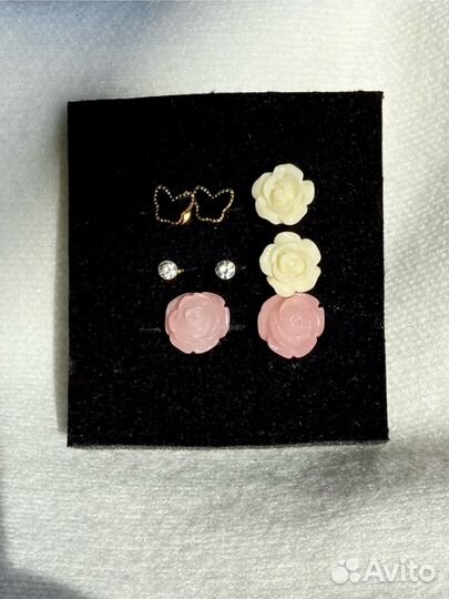 Набор серьги пусеты