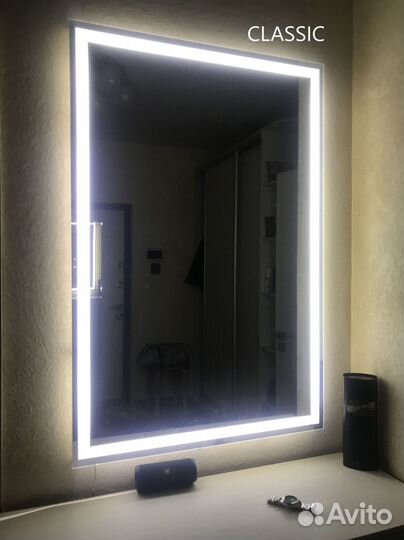 Зеркало с подсветкой любой формы на заказ