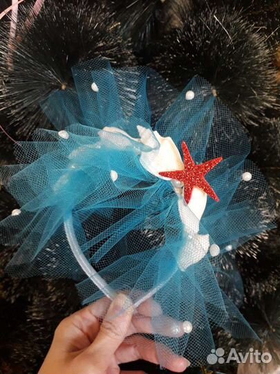 Ракушка, русалочка, рыбка ободок