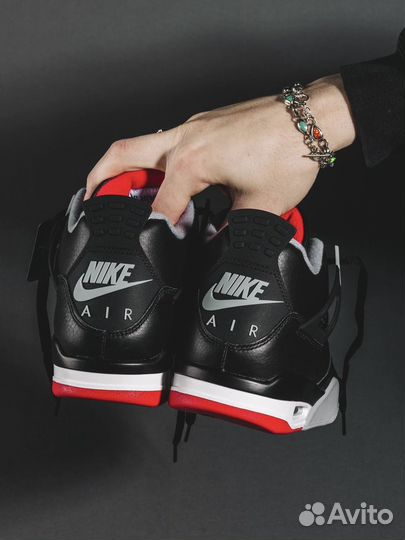 Кроссовки Nike Air Jordan 4 Retro Bred Reimagined