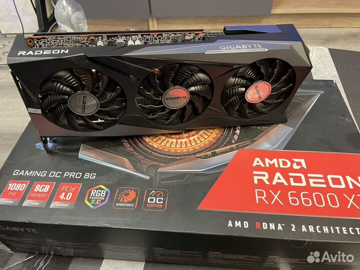 Видеокарта RX 6600 xt