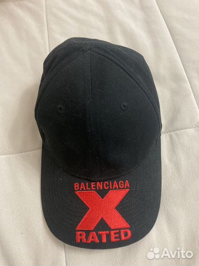 Кепка balenciaga x rated бейсболка баленсиага