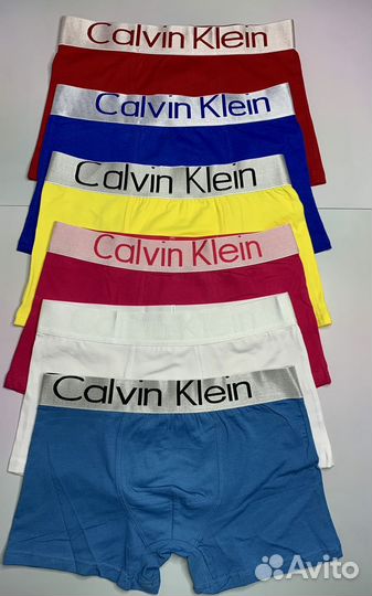 Трусы мужские боксеры 5+1 calvin klein