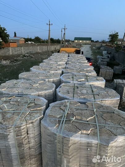 Плитка тротуарная бархан с кубиками