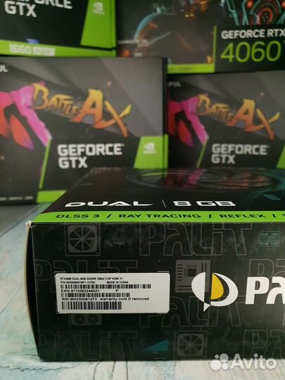 Видеокарта Palit GeForce RTX 4060 dual