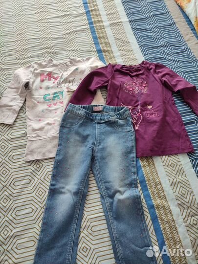 Вещи пакетом на девочку