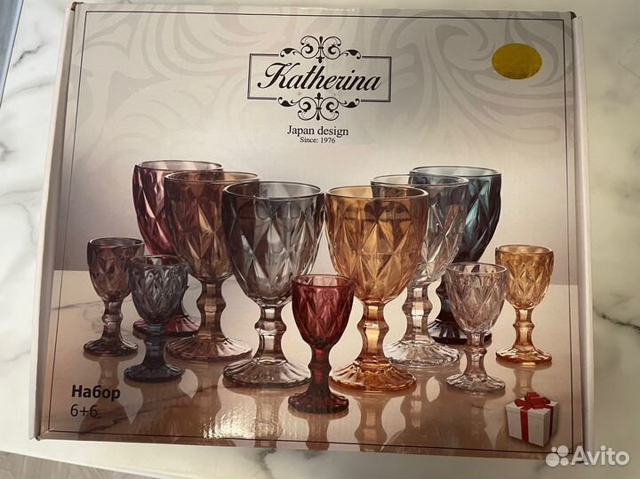 Набор бокалы и рюмки