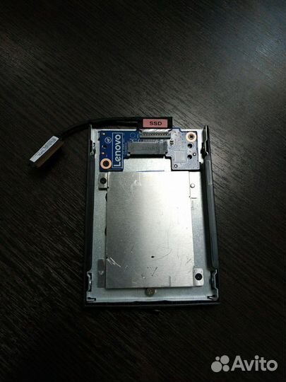 Шлейф для HDD/SSD с корзиной для ноутбука 2.5