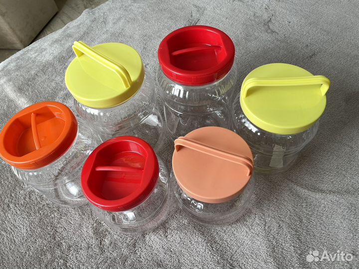 Банки пэт с крышкой