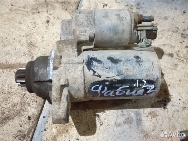 Стартер Skoda Fabia 2 1.2 Шкода Фабия