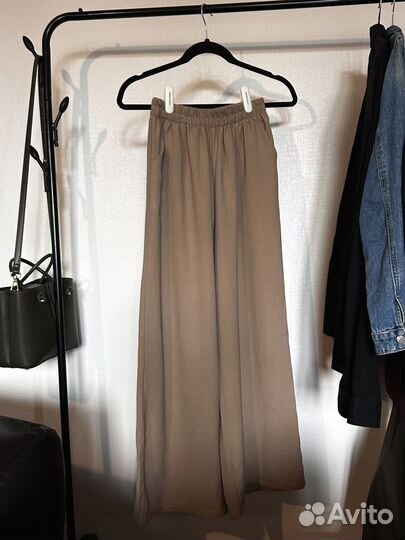 Брюки клеш летние