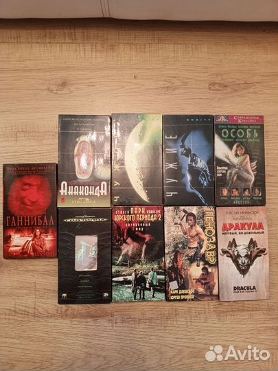 Видеокассеты VHS, много