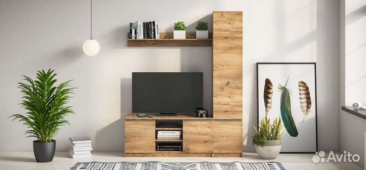 Тумба под тв в стиле лофт