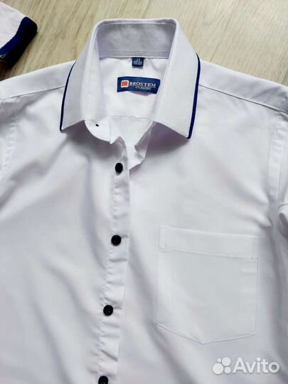 Две фирменные рубашки 122-134