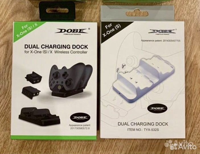 Зарядная станция и 2 аккумулятора Xbox one