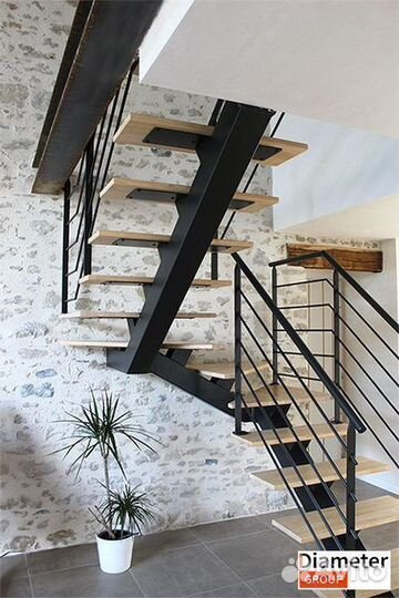 Изысканная лестница для пожилых граждан