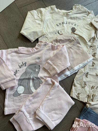 Пакет вещей для девочки 74-80