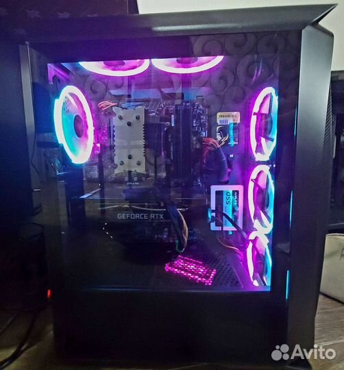 Игровой Pc на базе Intel core i5 8600k+RTX+Монитор