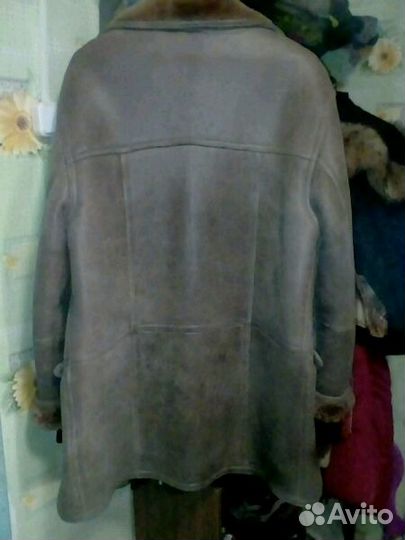 Дубленка мужская, из натуральной овчины