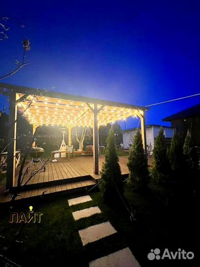 Гирлянда в витрины