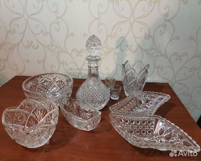 Хрустальная посуда СССР