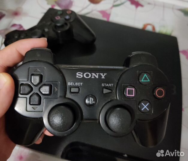 Sony PS3 слим много игр