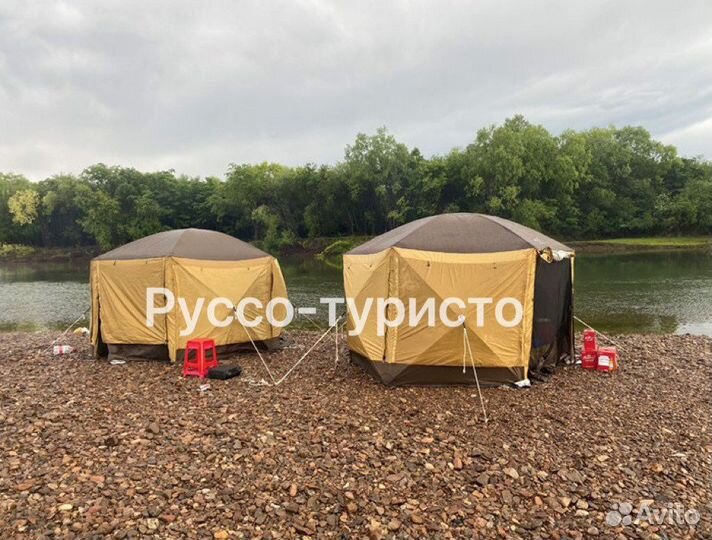 Палатка туристическая (365х365х225 ) 6601