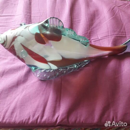 Рыбка стеклянная СССР. Гутное стекло