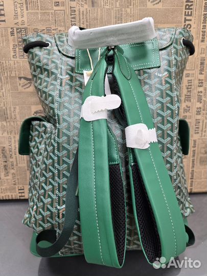 Рюкзак дорожный goyard Зеленый
