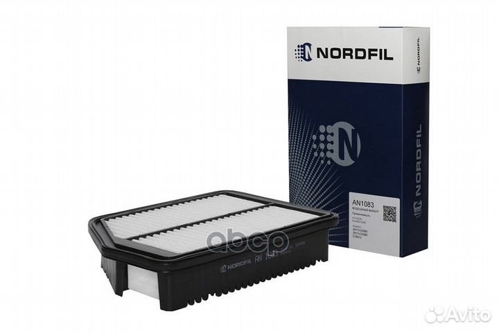 Фильтр воздушный Hyundai-KIA AN1083 nordfil