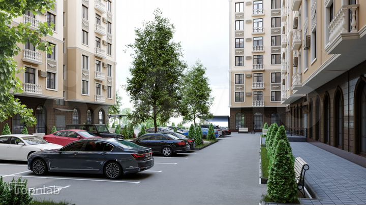 2-к. квартира, 70,2 м², 2/8 эт.