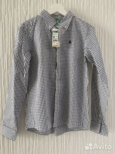 Рубашка в клетку на рост 170см