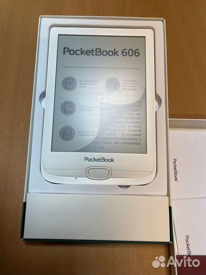 Электронная книга Pocketbook 606, белая