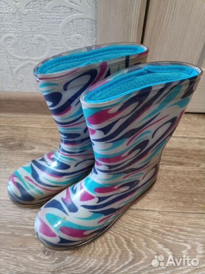 Детские резиновые сапоги 30