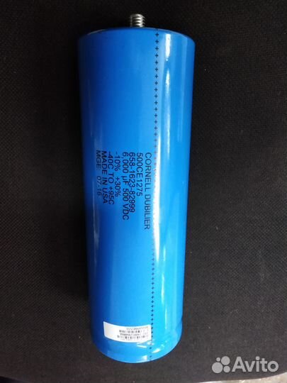 Конденсатор AC Filter 100uF 300V, 6000uF 500VDC