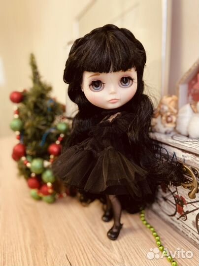 Кукла блайз кастом Венсдей Wednesday blythe castom