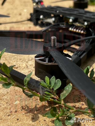 Дpон fpv piranha 10 дюймов