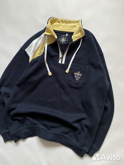 Винтажный свитер yachting club sportswear