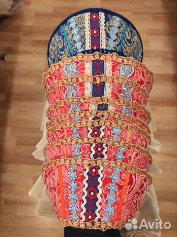 Русский кокошник новый 2 шт