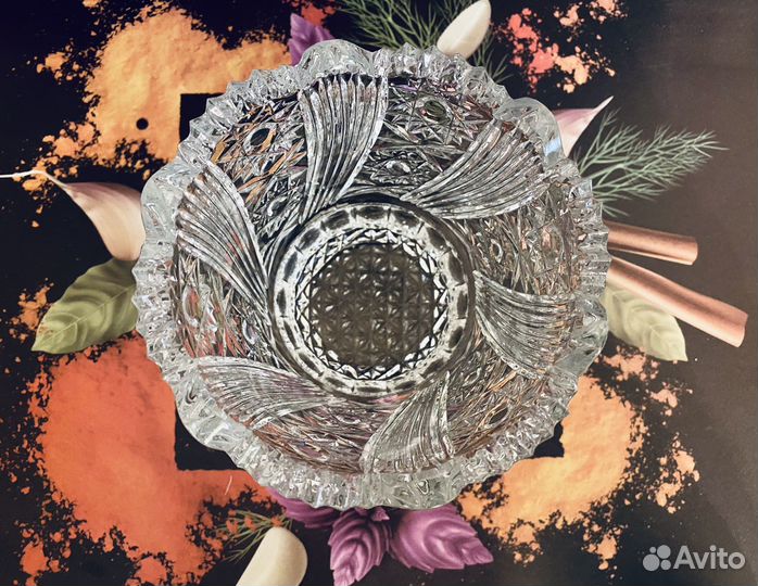 Конфетницы хрустальные СССР