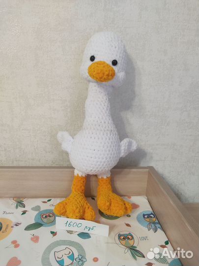 Плюшевые вязаные игрушки