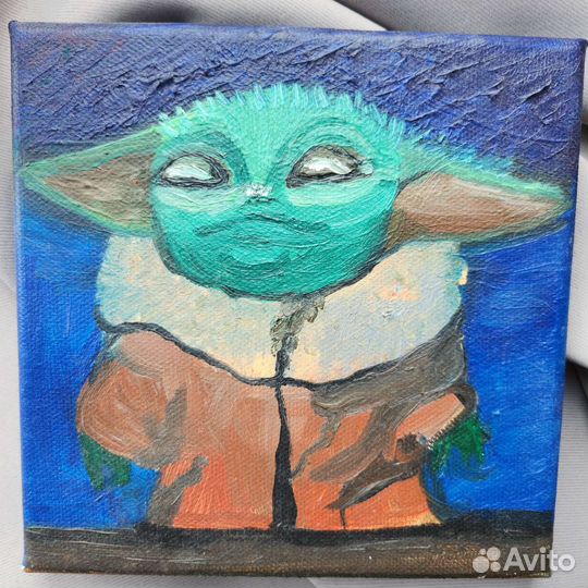 Картина маслом грогу