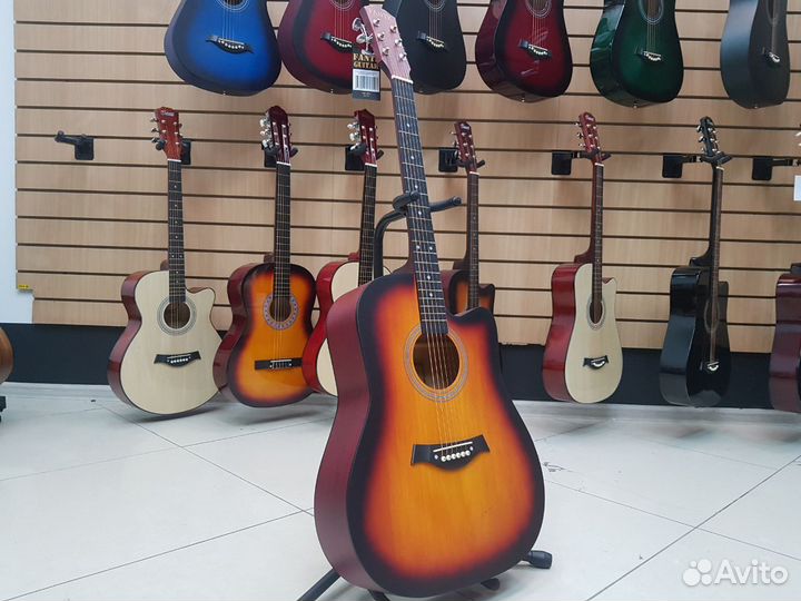 Акустическая гитара 41 дюйм новая
