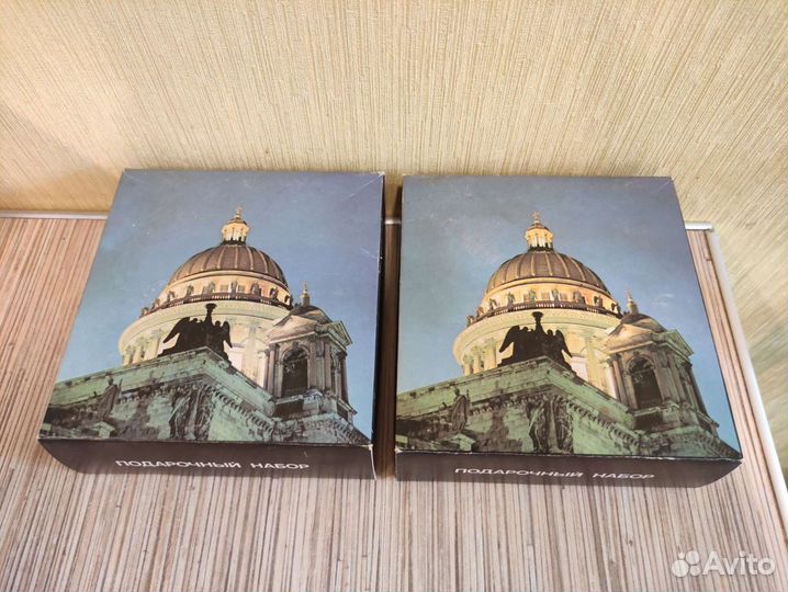 Подарочный набор хрустальных рюмок СССР