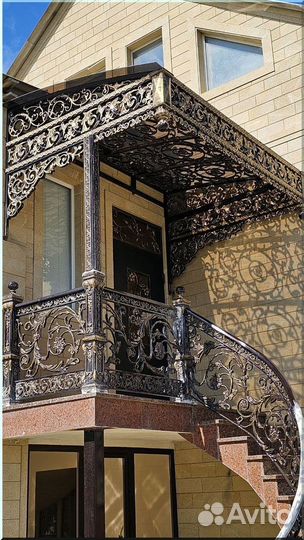 Художественная ковка, литье, перила