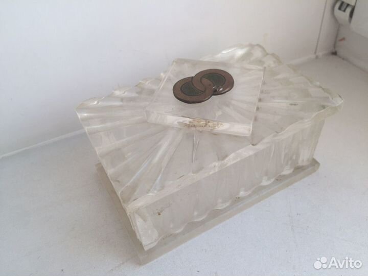 Стеклянная шкатулка СССР