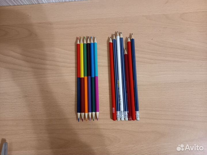 Канцелярия пакетом (Карандаши,ручки,тетради и тд.)