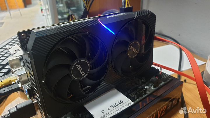 Видеокарта Asus Nvidia GeForce RTX 3060Ti mini 8GB