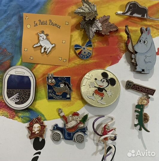 Значки новые разные