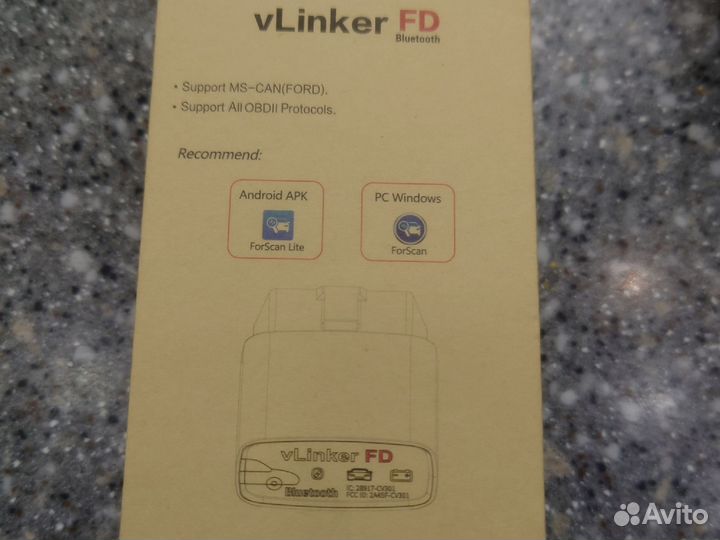 Диагностический сканер vLinker FD forscan android